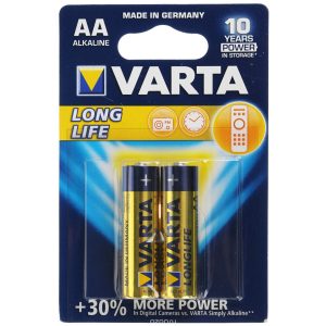 Батарейка VARTA 4106 Longlife Extra Mignon 1.5V (щелочь) LR06 АА 2шт.