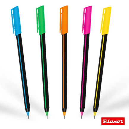 Ручка Luxor Stick Soft Touch 0.7 мм, синяя