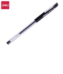 Ручка гелевая Deli 6600 0.5мм, черная