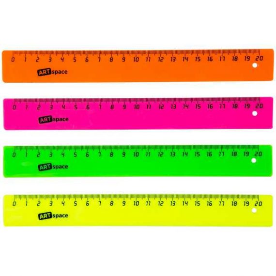 Линейка 20см ArtSpace, 256248