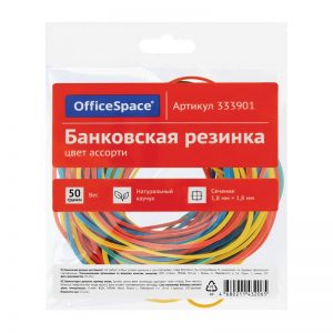 Резинки для денег 50гр D60 OfficeSpace, 333901