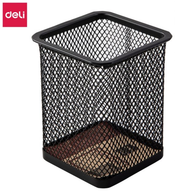 Стакан под карандаш Deli квадратный 9174