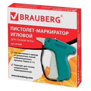 Пистолет-маркиратор игловой, тонкая игла, BRAUBERG, 291038