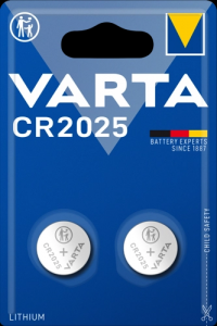 Батарейка VARTA 2025 Lithium 3V-170mAh (2шт-уп)