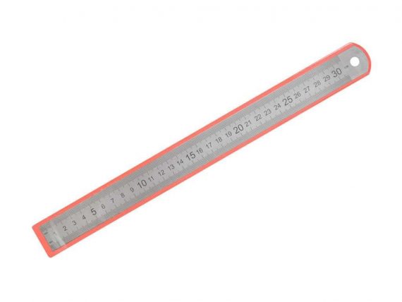 Линейка 30см металлическая Silwerhof