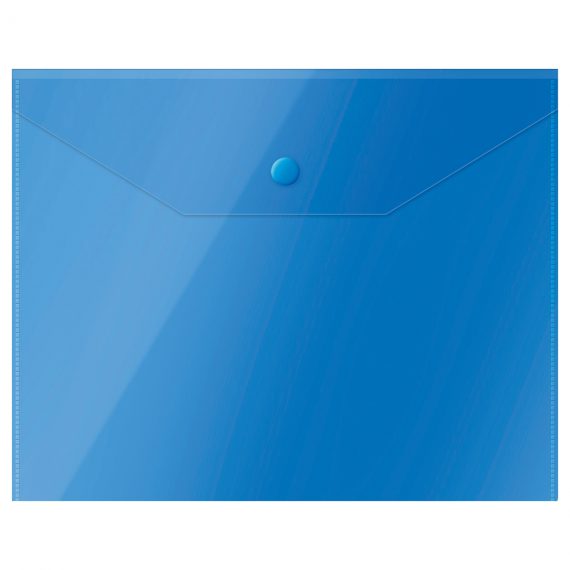 Конверт с кнопкой A5 СТАММ 150мкн, синяя, ММ-31906