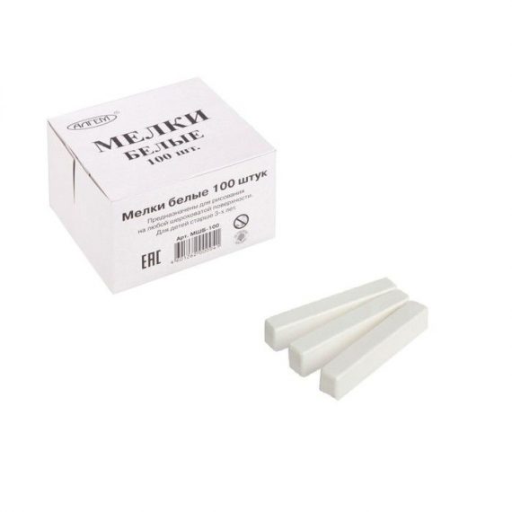 Мел белый Алгем (100шт-п) МШБ-100