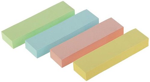 Постики-закладки 4 цв, бумажные, Китай