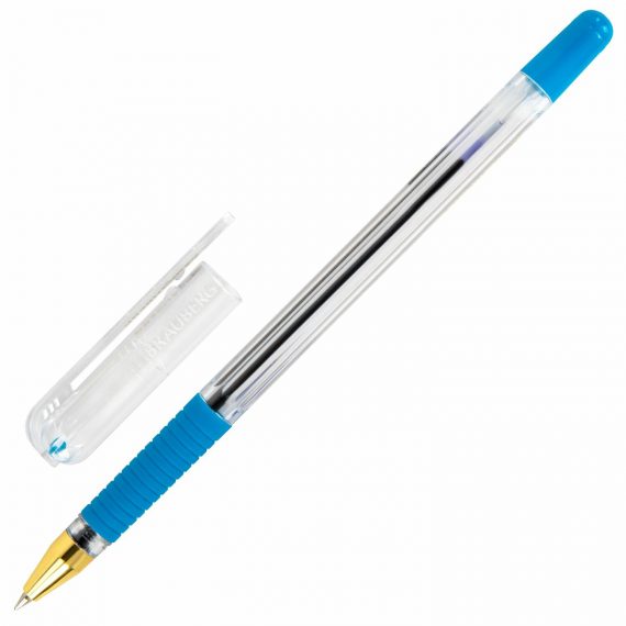 Ручка BRAUBBERG X-ONE 0,5 синяя грип, 143985