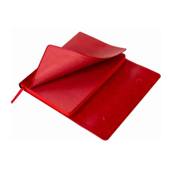 Ежедневник недатированный А5 160л BRAUBERG Magnetic X, магнитный клапан, красный 113281