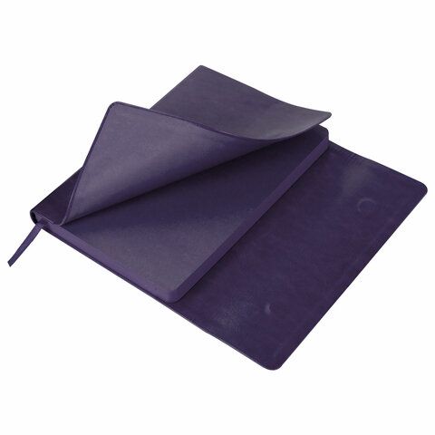 Ежедневник недатированный А5 160л BRAUBERG Magnetic X, магнитный клапан, фиолетовый 113282