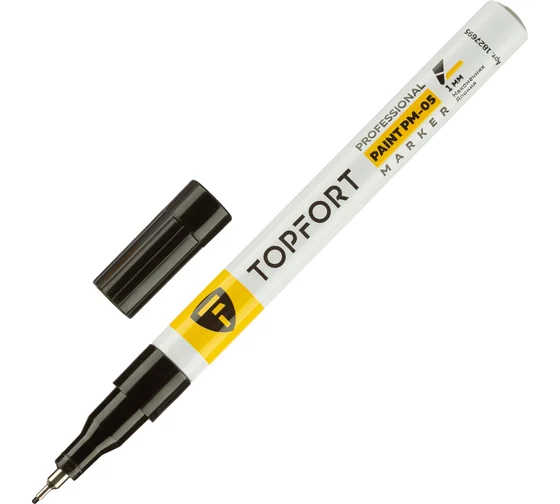 Маркер-краска TopFort 1.5-2 мм, черный